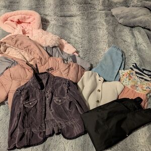 OshKosh B'gosh Pink and Gray Puffer Jacket